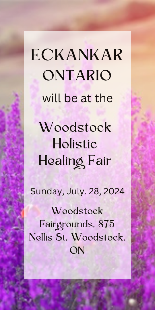 Spiritual Events Ontario - Eckankar at the Woodstock Holistic Healing Fair
